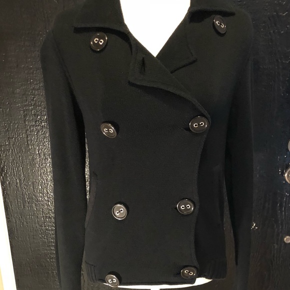 Eight Sixty Sailor style sweater black size medium - Picture 4 of 5